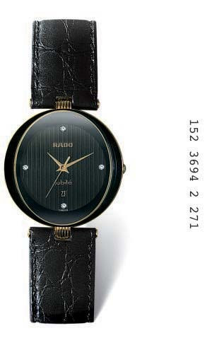 Uhrenarmband Rado 01.152.3694.2.271 R070871410 Leder 4mm
