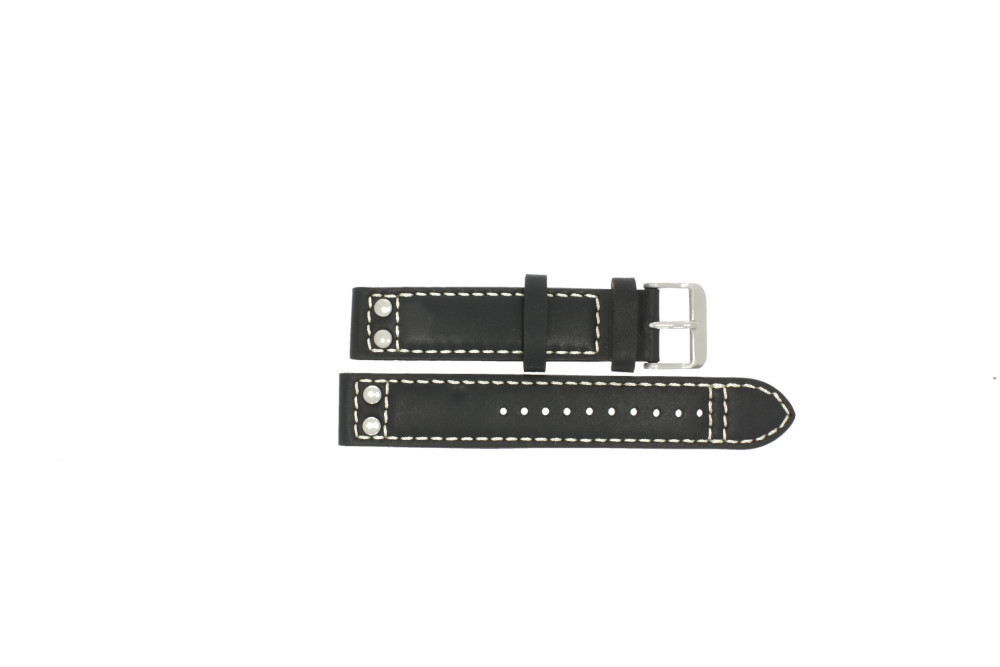 Uhrenarmband Seiko V176 0AG0 SSC423P1 L0F8012J0 Leder Schwarz 20mm