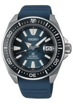 Uhrenarmband Seiko 4R35 03W0 SRPF79K1 R03K011J0 Kautschuk Blau 22mm