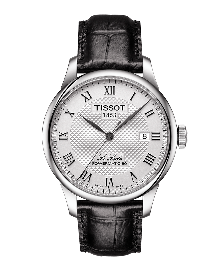 Uhrenarmband Tissot T006.407.16.033.00 T610014581 Leder 19mm