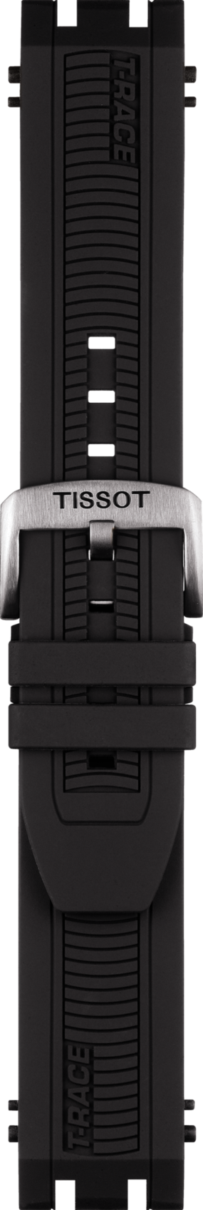 Uhrenarmband Tissot T1154172706100 T603041963 Kautschuk Schwarz 23mm