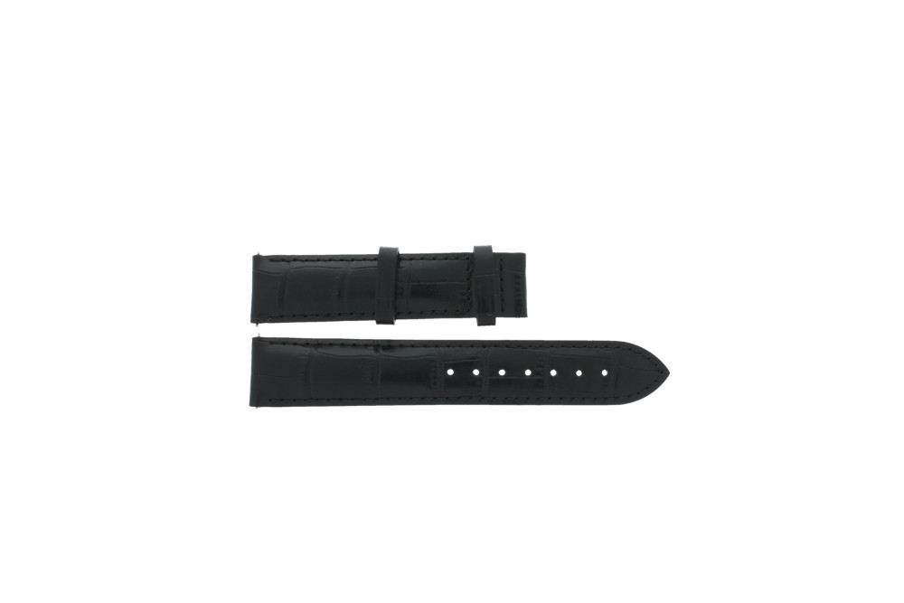 Uhrenarmband Tissot T006.407.16.033.00 T610014581 Leder Schwarz 19mm