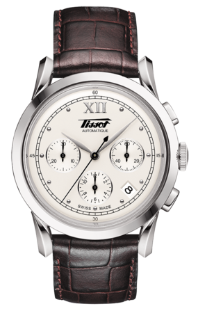 Uhrenarmband Tissot T66171233 T610014569 Leder Braun 20mm