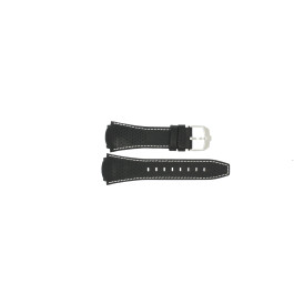 Uhrenarmband Swiss Military Hanowa 06-4091 / 06-4091-04-002 Leder Schwarz 22mm