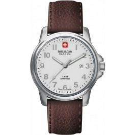 Uhrenarmband Swiss Military Hanowa 06-4231-04-001 Leder Braun 20mm