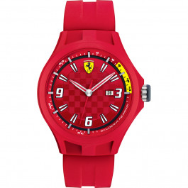 Uhrenarmband Ferrari 0830007 / SF689300005 Kautschuk Rot 22mm
