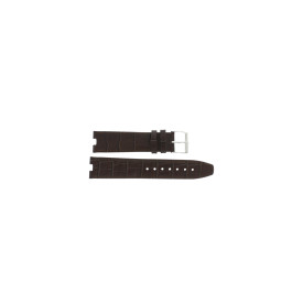 Uhrenarmband Jacques Lemans 1-1213-BR Leder Braun 6mm