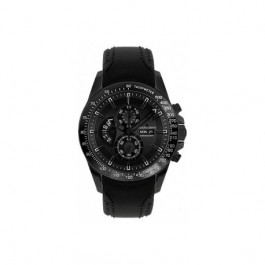 Uhrenarmband Jacques Lemans 1-1635C Leder Schwarz