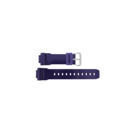 Uhrenarmband Casio DW-6900CC-6 / 10645216 Kautschuk Lila 16mm