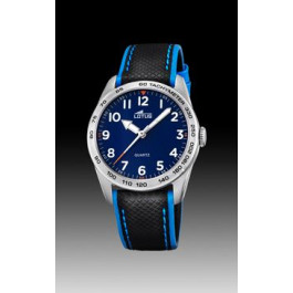 Uhrenarmband Lotus 18276-2 Leder Schwarz 18mm