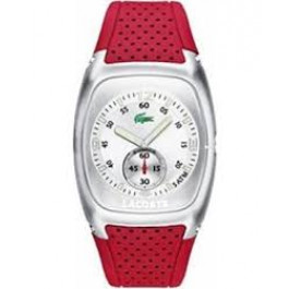 Uhrenarmband Lacoste 2010326 / LC-10-1-14-0027 Kautschuk Rot 23mm