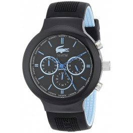 Lacoste Uhrenarmband 2010720 / LC-61-1-29-2347 Kautschuk Schwarz 16mm