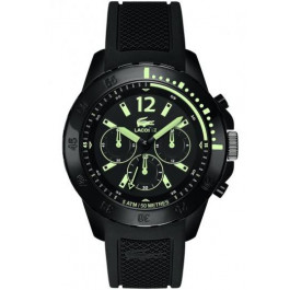 Lacoste Uhrenarmband 2010740 / LC-75-1-29-2511 Kautschuk Schwarz 22mm