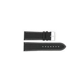 Uhrenarmband Universal 308L.01 XL Leder Schwarz 18mm