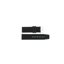 Uhrenarmband Tommy Hilfiger TH1790672 / TH679301087 / TH-88-1-14-0820 Kautschuk Schwarz 24mm