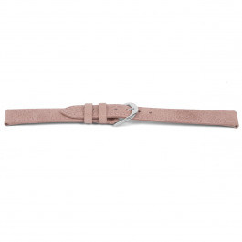 Uhrenarmband Universal E753 Leder Rosa 16mm