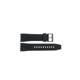 Uhrenarmband Seiko 7T62-0KG0 / SNAD87P1 / 4A3K1MRR Kautschuk Schwarz 24mm