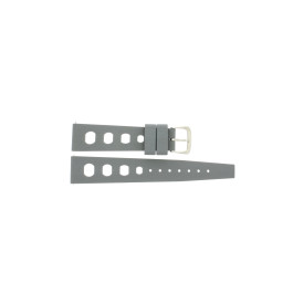 Uhrenarmband Universal 841.00 Kautschuk Grau 20mm