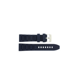 Uhrenarmband Universal 896.06 Kautschuk Blau 20mm