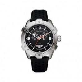 Uhrenarmband Nautica A32516G Kautschuk Schwarz