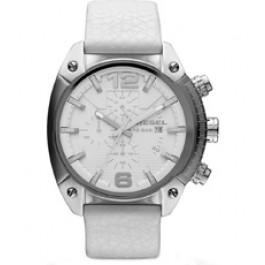 Uhrenarmband Diesel DZ4315 Leder Weiss 24mm