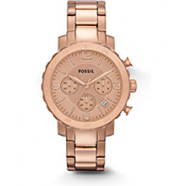 Uhrenarmband Fossil AM4423 Rostfreier Stahl Rosé 22mm