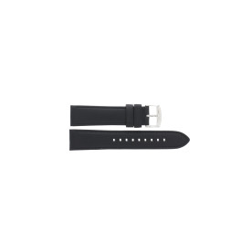 Uhrenarmband Armani AR1733 Leder Schwarz 20mm