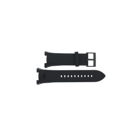 Uhrenarmband Armani AX1050 Silikon Schwarz 14mm
