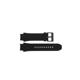 Uhrenarmband Armani Exchange AX1401 Kautschuk Schwarz 19mm