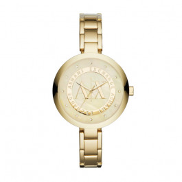 Uhrenarmband Armani Exchange AX4224 Stahl Vergoldet 7mm