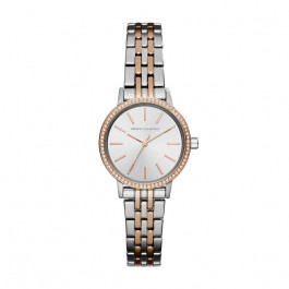 Uhrenarmband Armani Exchange AX5542 Stahl Zweifarbig 14mm