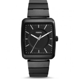 Uhrenarmband Fossil BQ2354 Rostfreier Stahl Schwarz 20mm