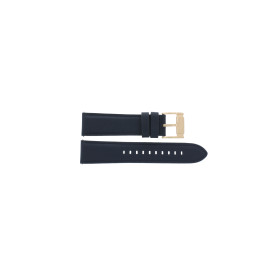 Uhrenarmband Fossil BQ2412 / FENMORE Leder Blau 22mm
