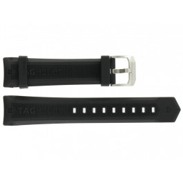 Uhrenarmband Tag Heuer CAF101E EWZ5762 CAF1010 Silikon 21mm