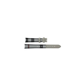 Uhrenarmband Burberry BU10103 Leder/Textil Mehrfarbig 14mm