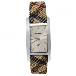 Uhrenarmband Burberry BU1050 Leder Mehrfarbig 18mm
