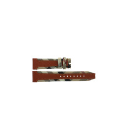 Uhrenarmband Burberry BU9016 Leder/Kunststoff Mehrfarbig 20mm