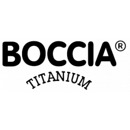 Boccia Uhrenarmband 0364-15 (BO0364-15-40ZW) Leder Schwarz + standardnähte