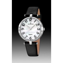 Uhrenarmband Candino C4601-4 Leder Schwarz 3mm