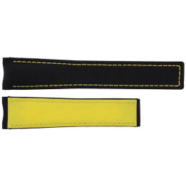 Uhrenarmband Tag Heuer CAY218A / FC6361 Nylon Schwarz 21.5mm