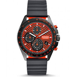 Uhrenarmband Fossil CH3078 Silikon Grau 22mm