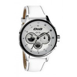 Uhrenarmband Dolce & Gabbana DW0212 / F360003712 Leder Weiss 20mm