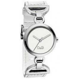 Uhrenarmband Dolce & Gabbana DW0725 Leder Weiss 24mm