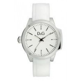 Uhrenarmband Dolce & Gabbana DW0746 Kautschuk Weiss 18mm