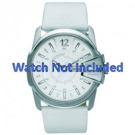 Uhrenarmband Diesel DZ1405 Leder Weiss 28mm