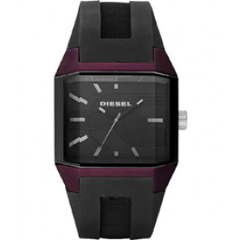 Uhrenarmband Diesel DZ1388 Silikon Schwarz 20mm