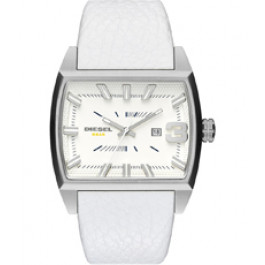 Uhrenarmband Diesel DZ1705 Leder Weiss 30mm