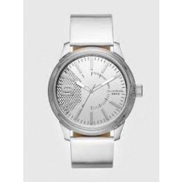 Uhrenarmband Diesel DZ1874 Leder Grau 24mm