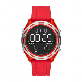 Uhrenarmband Diesel DZ1900 Silikon Rot 24mm