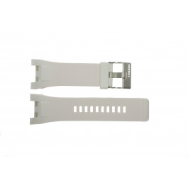 Uhrenarmband Diesel DZ4286 / Bugout Kautschuk Weiss 32mm